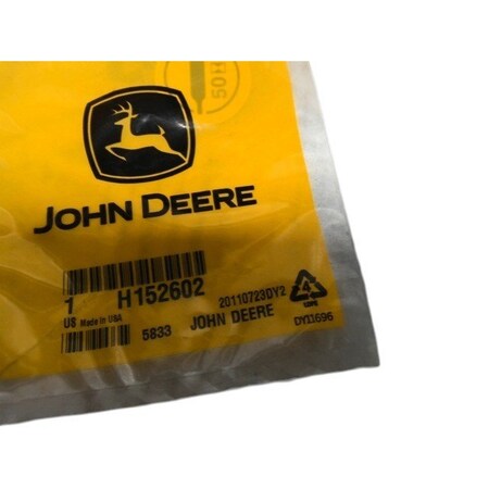 John Deere LABEL, JOHN DEERE OEM H152602  H152602