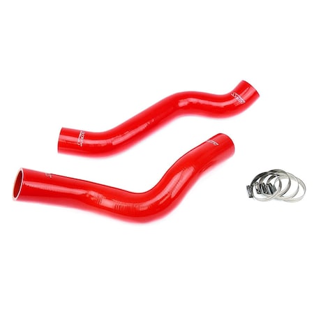 Hps Performance High Temp Reinforced Silicone Radiator Coolant Hose Kit, Red,  57-1318-RED