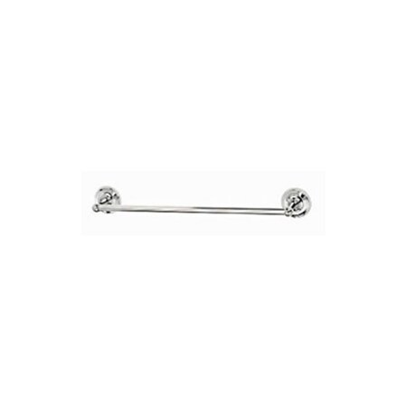 Homewerks 24 in. Home Point Round Towel Bar, Chrome 231179