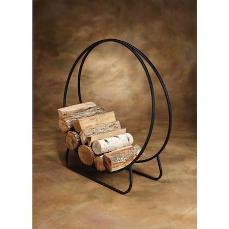 Home Impressions 37'' Galvanized Steel Hoop Log Rack LG-1089