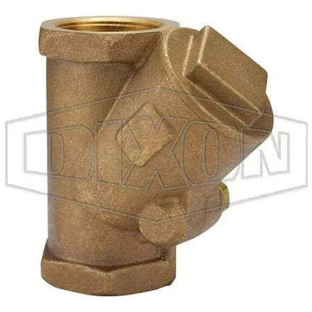 Dixon Check Valve, 1-1/2 in Nominal, FNPT End Style, Brass Body DSCV150
