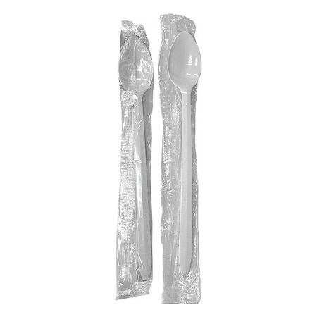 Zoro Select Disposable Soda Spoon, White, PK1000 20421
