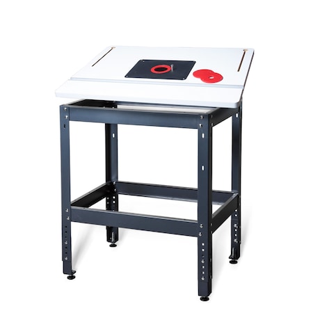 Powertec Tool Stand, 400lb Capacity Heavy Duty Router Table Stand with Adjustable leveling feet UT1006CN