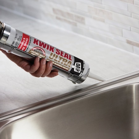 Dap KWIK SEAL ULTRA 10.1 Oz. Clear Kitchen & Bath Silicone Sealant 7079818898