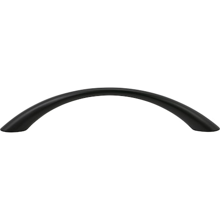 Designperfect 5-1/16'' Center-to-Center Arch Pull, Matte/Flat Black, 25PK DPA25H384BLK