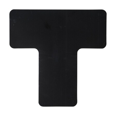 Brady ToughStripe Max Floor Marking Divider T-Shape 2 in W x 5 in H Black, 20PK 177105