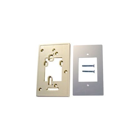 Kmc Controls Backplate Kit; Lt. Alm. HMO-5024
