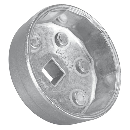 Performance Tool 64 mm Automotive Oil Filter Cap Wrench C28128