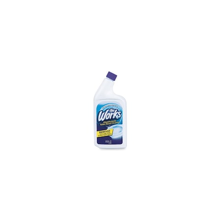 The Works 33310WK Toilet Bowl Cleaner, 32 oz Bottle, Liquid, Mint, Blue 13009238091