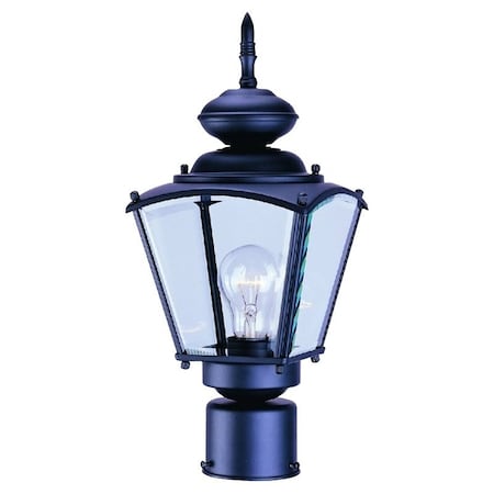 Boston Harbor 4007H-5 Outdoor Post Lantern, 120 V, 100 W, Steel Fixture 4007H5
