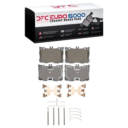 Dfc 5000 Euro Ceramic Disc Brake Pad Set,  1600-1871-01