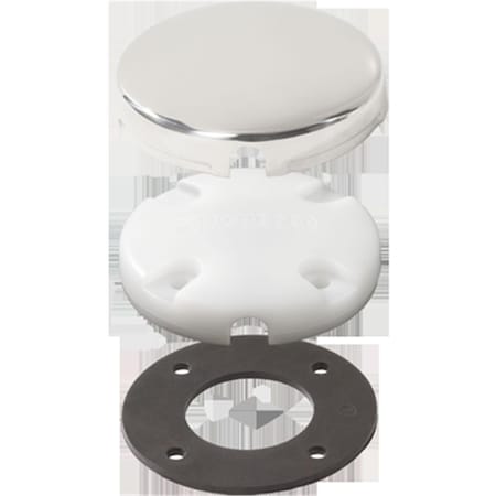 Superjock 1 in. Side Entry Antenna Cable Feed-Thru with Cover SU1882906