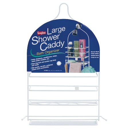 Grayline 10'' x 16-1/2'' x 4'' Large Shower Caddy 41106
