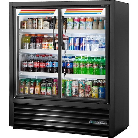 True Refrigeration RefrigeratedMerchandiser, Black, 53-7/8inH TVM-48SL-54-HC~VM01