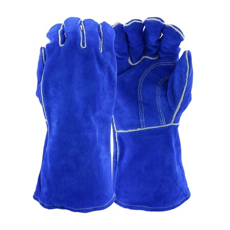 Ironcat Premium Grade Split Cowhide Leather Welder's Glove with Cotton Lining, 12PK 945/XL