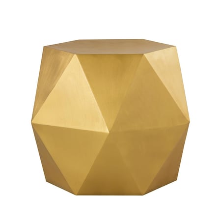 Pasargad Home Lexi Side Table, Brass PRR-042BRS