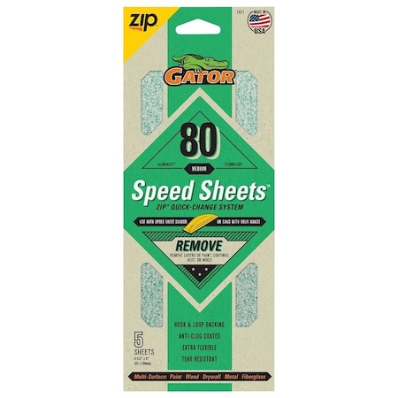 Gator PAPER SAND QUICK CHANGE 80GRIT 7471