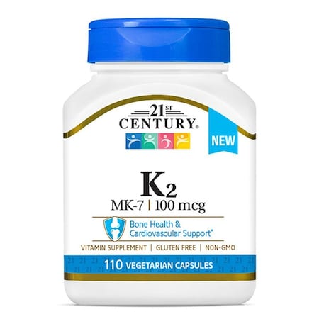 21St Century Vitamin K2, (Mk-7), 100mcg, 110PK 74098528067