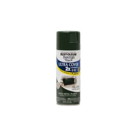 Rust-Oleum Spray Paint, Hunter Green, Gloss, 12 oz 249111
