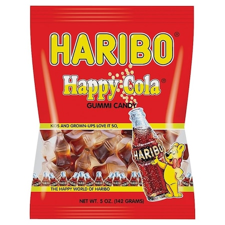 Haribo HHCB12 Jelly Candy, Cola, 5 oz Bag 616311