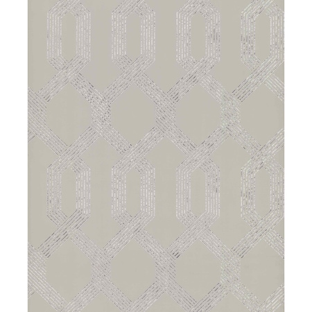 York Wallcoverings Viva Lounge Silver Metallic Wallpaper Y6221204