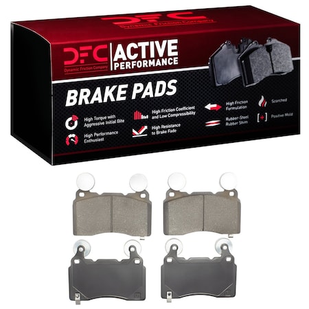 Dfc Active Performance, Disc Brake Pad Set, 1115-1474-00