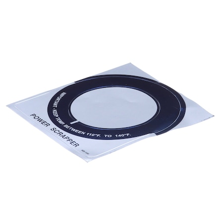 Stero Dishwasher Decal, Power Scraper, Temp Between 110 to 140F 0A-691454