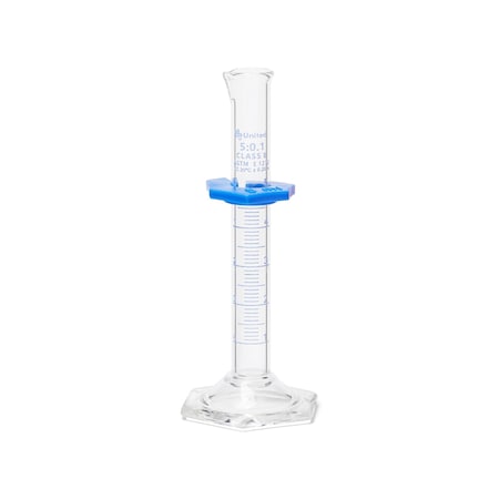 United Scientific Graduated Cylinders, Double Scale, Borosilicate Glass, 5 mL, Class B, 2PK UNCYLNGB-5