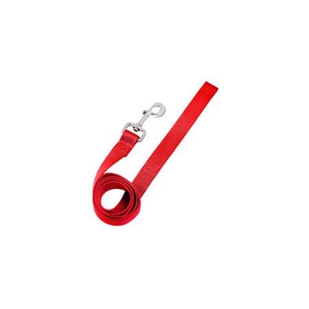 Reincarnation 0.62 x 48 in. Adjustable Nylon Dog Lead, Red RE270148