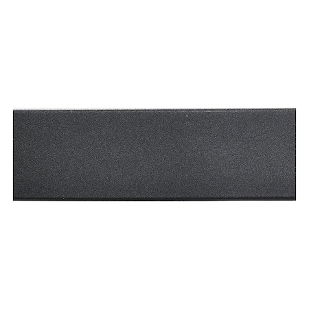 Acrovyn Crash Rail, Black, 10 ft L SCR48M108N
