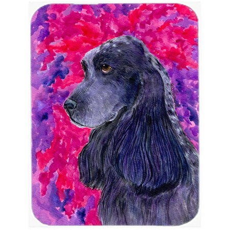 Carolines Treasures 12 x 15 in. Cocker Spaniel Glass Cutting Board- Large SS8659LCB
