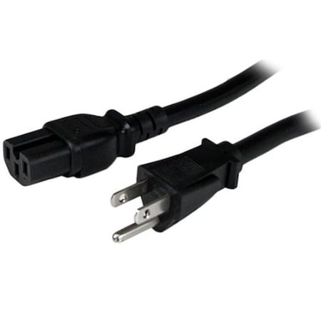 Ezgeneration 8-Feet - Heavy Duty - 14 AWG Computer Power Cord - Black EZ531249