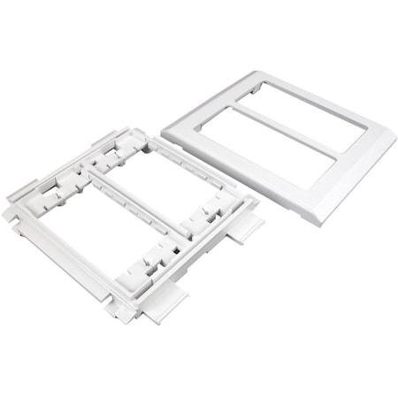 Wiremold Bracket Fitting, Ivory, PVC 5450