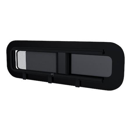 Brixwell 790mm x 250mm Universal Fit Glass Bunk Window With Internal Screen Privacy Tinted DTBUNK006-INT