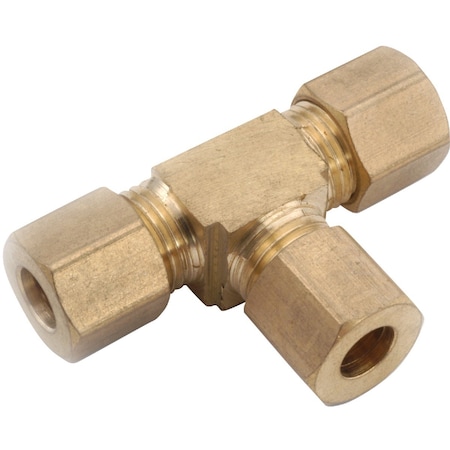 Anderson Metals 5/16'' Compression Brass Tee 750064-05