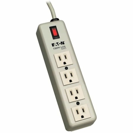 Eaton Tripp Lite Series Industrial Power Strip, 4-Outlet, 6 ft. 1.8 m Cord, 5-15P, Lighted On/Off 4SPDX