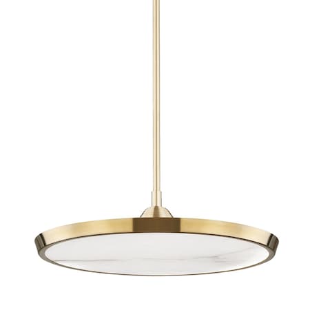 Hudson Valley Lighting Draper 0 Light Pendant 20.25 In. Aged Brass 3621-AGB