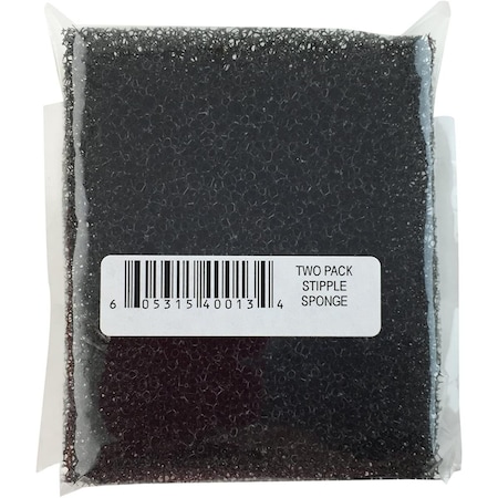 Ruby Red Paints Stipple Sponge, Black, 2PK SPOSTIP2