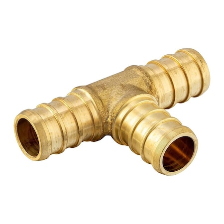 Thrifco Plumbing 1" x 1" x 3/4" Brass Reducing Tee Lead Free F1807 - (PEX B) 7910245