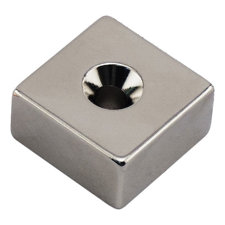 Zoro Select Rare Earth Magnet, Silver NB005054NCTS