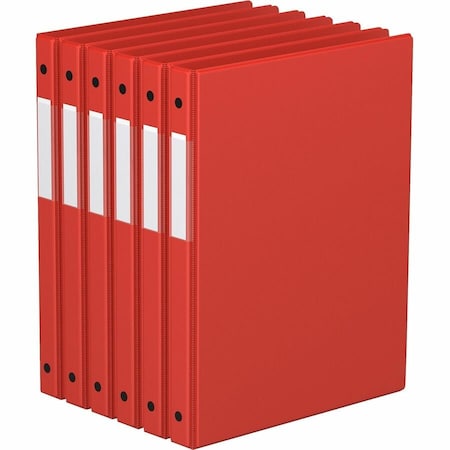 Davis Group Premium Economy, Round Ring, Binder, (Red, 5/8"), PK6 2300-03-06