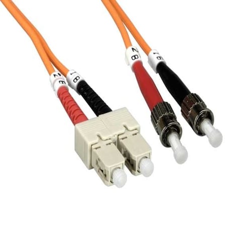 Sanoxy 3m SC/ST Duplex 50/125 Multimode OM2 Fiber Optic Cable SNX-CBL-LDR-FB104-5503