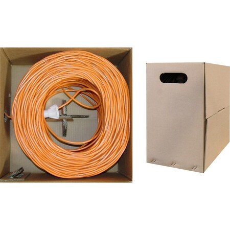 Cable Wholesale Cat5e Orange Copper Ethernet Cable, Stranded, UTP (Unshielded Twisted Pair), POE 10X6-031SH
