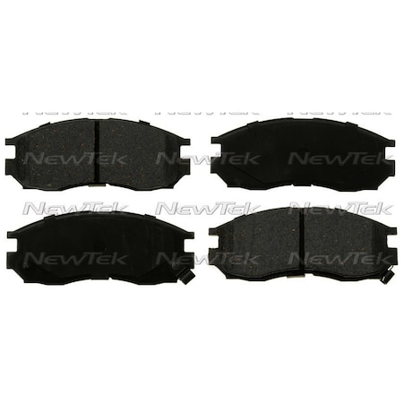 Newtek Automotive Usa Newtek Velocity Plus Economy Semi-Metallic w/Shim Disc Pads SMD484