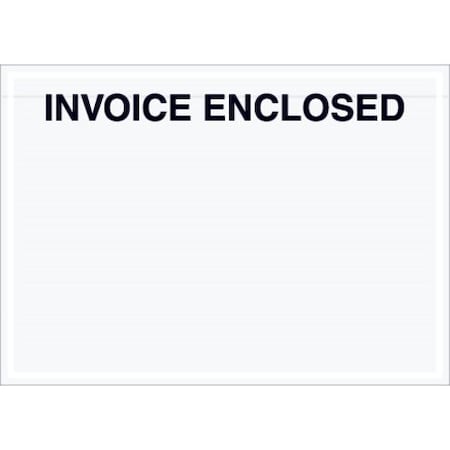 Zoro Select Packing List Envelopes, Clear, PK1000 PL481