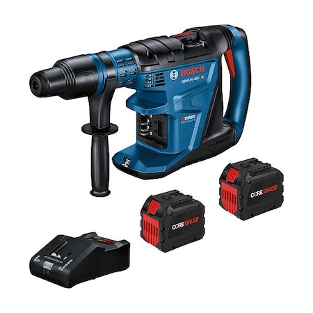 Bosch Rotary Hammer w/2 Battery 12.0Ah, 15.4 lb GBH18V-40CK27