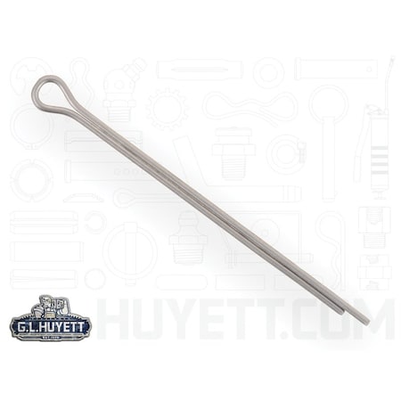 Huyett Cotter Pin, 300 Stainless Steel, 0.062 in Dia x 1.250 in Effective Length CPS-062-1250