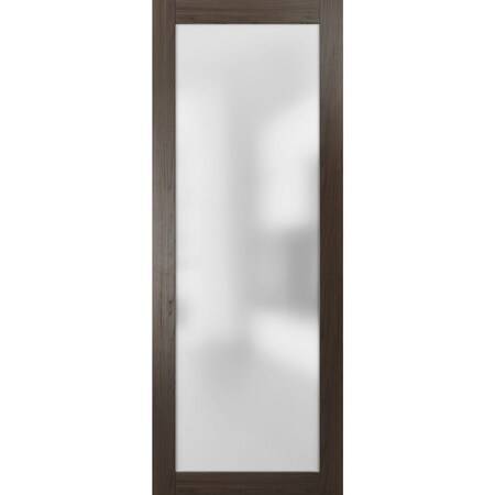 Sartodoors Planum 2102 Modern Interior Door Slab Chocolate Ash can be used as Barn Sliding Pocket-32x80 PLANUM2102S-CA-32 x 80