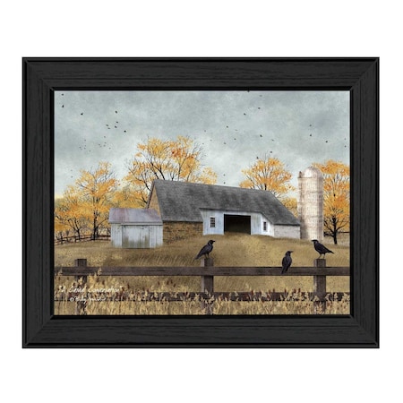 Homeroots A Casual Conversation 2 Black Framed Print Wall Art 404499