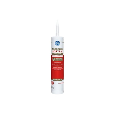Ge MAKB410CR Max Shield UltraSeal Sealant, Clear, 24 hr Curing, 40 to 100 deg F, 101 Cartridge 2733726